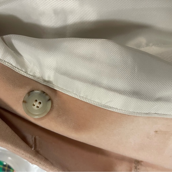 New with Flaw: Frame Peach Velvet Blazer Size 6 - Picture 9 of 16